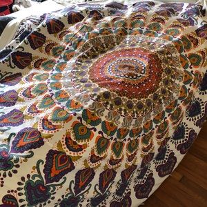 Circle Tapestry/ picnic blanket / beach blanket